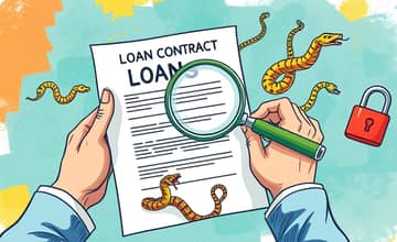 Descifra la Letra Pequeña de Tu Contrato de Préstamo